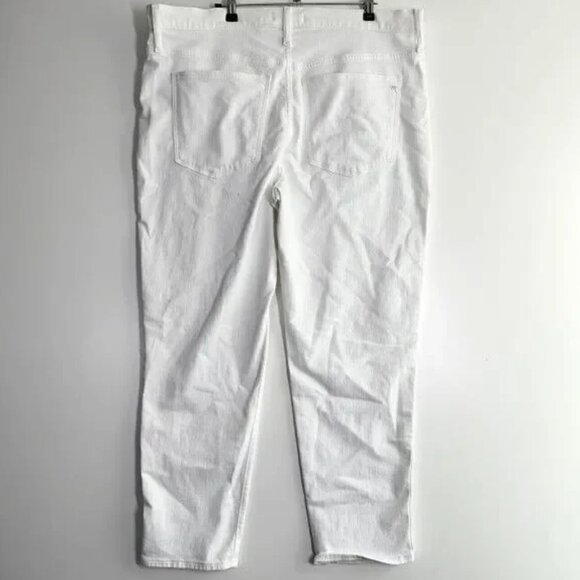 Madewell Women's Straight Leg Jeans - White - Picture 4 of 14